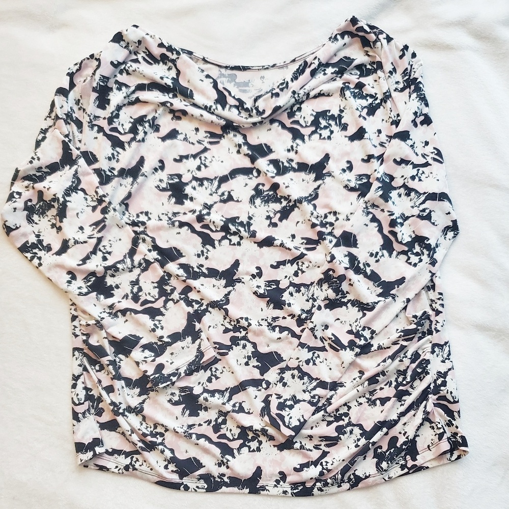 Lane Bryant Draped Neck Top Sz 18/20